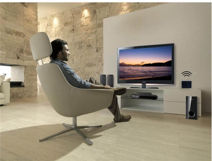 25dBi高利得平らなHDデジタル屋内増幅されたTVのアンテナ平らな設計TVのアンテナ