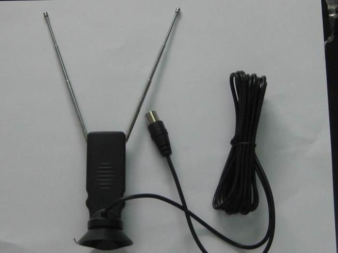 熱い販売の注文のロゴVHF/UHFは車の工場のためのコネクターIECの男性が付いているTVのアンテナを軽く押える
