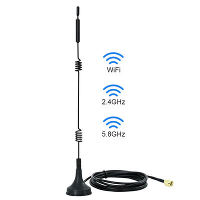 WiFi 2.4GHz 5GHz 5.8GHz 無線ビデオセキュリティカメラ監視録音用の磁気ベースアンテナ