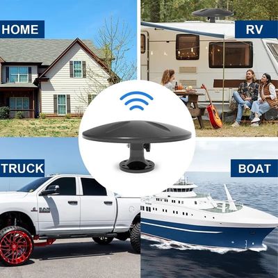 スマートテレビ エアリア 360 信号 キャンプ用 デジタル キャンピングカー モーターホーム トラック トラベル アンテナ テレビ RV HDTV アンテナ