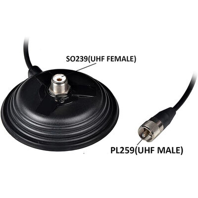 11CM 大型吸管杯 自動車ラジオアンテナ マグネットベース,30.8lbs 高引力磁石マウント VHF UHF HF ハムラジオアンテナ
