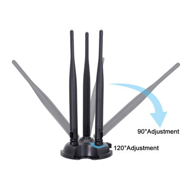 2.4G 5.8G デュアルバンドオムニハイゲインWiFiアンテナ,WiFiルーターとワイヤレスネットワークカードのための8dBiオムニアンテナ
